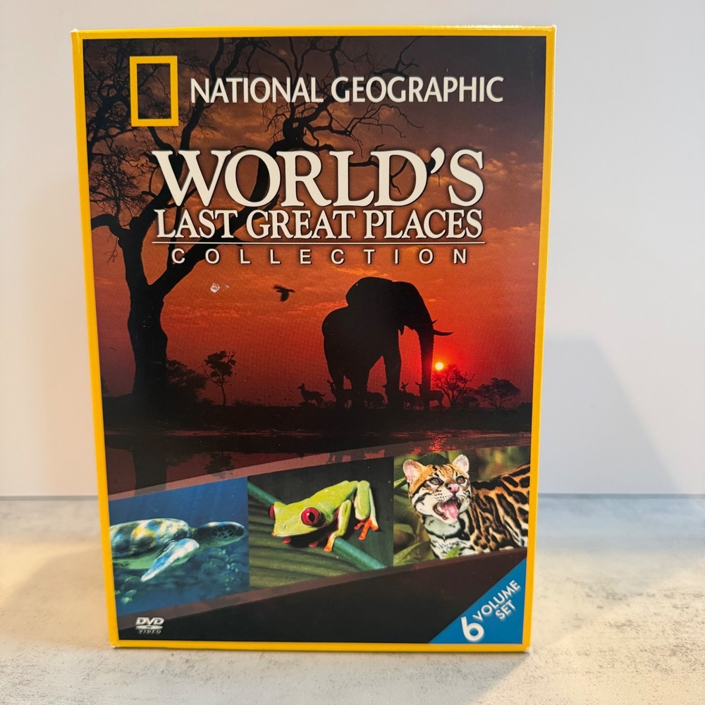 National Geographic Worlds Last Great Places Collection 6 Volume DVD Box Set